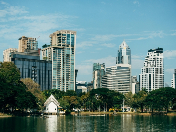 Bangkok skyline with modern high-rise condos 2026